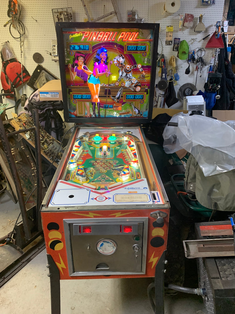 1979 Gottlieb Pinball Pool Works Great DOES NOT SHIP