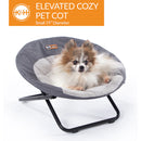 K&H PET PRODUCTS ELEVATED COZY COT CLASSY GREY SMALL