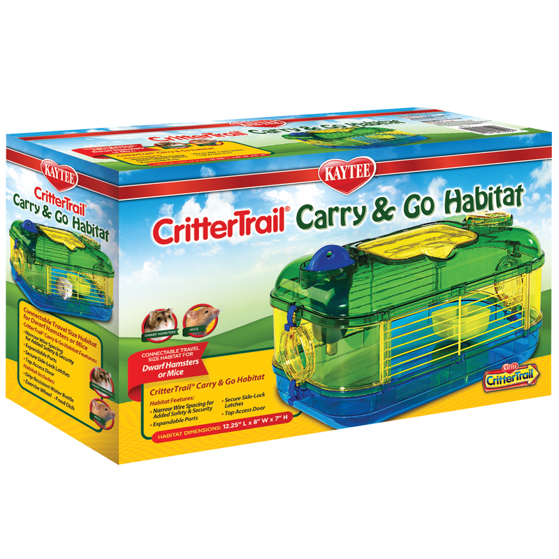 Kaytee CritterTrail Carry & Go Travel Habitat