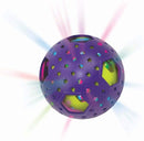 Kong Flicker-A-Bout Catnip Multi Color Light up Ball