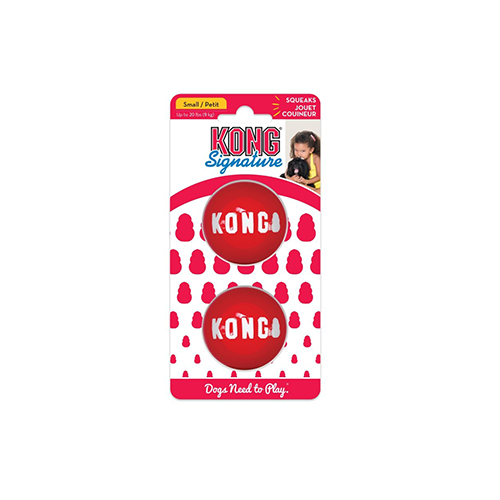 Kong Signature Ball Small (2 Pack)