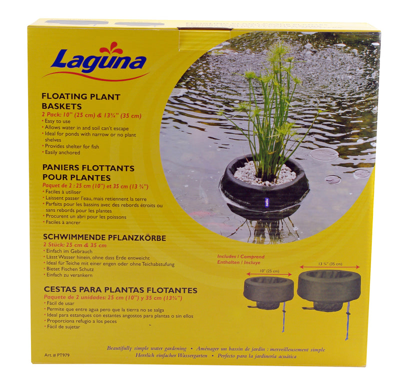 Laguna Floating Plant Basket 2-piece Kit - Pond Planting Made Easy