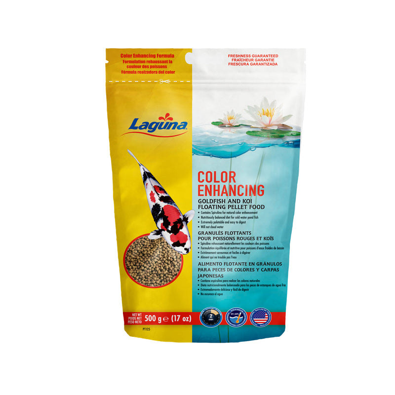 Laguna Color Enhancing Goldfish & Koi Floating Food - 500 g (17 oz)