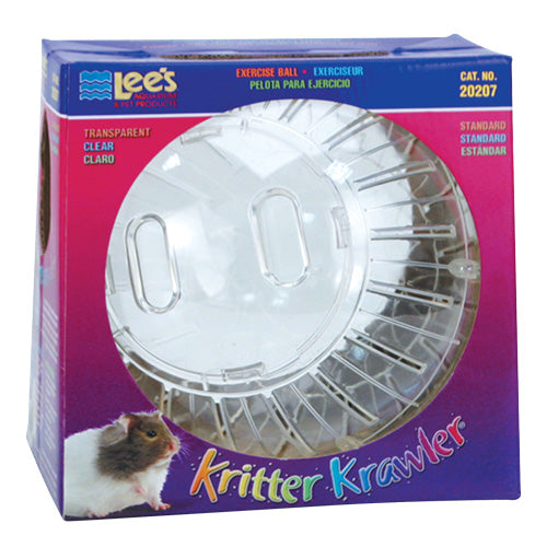 Lees Kritter Krawler Exercise Ball - Transparent - Standard 7" Clear