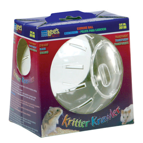 Lees Kritter Krawler Exercise Ball - Transparent - Dwarf