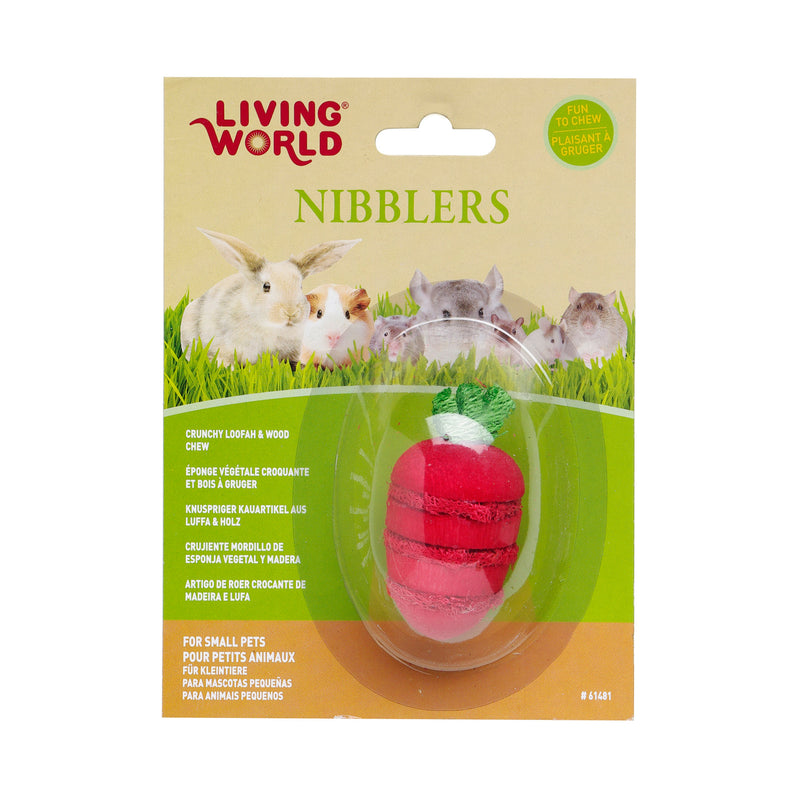 Living World Nibblers - Strawberry Loofah & Wood Chew