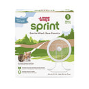 Living World SPRINT 1, 2 and 3 Exercise Wheel - White with metal stand -