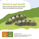 Living World Edible Pea Pods Chew Toy - Green - 3 pack - 75 g (2.6 oz)
