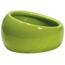 Living World Ergonomic Green Ceramic Dish - 2 Sizes