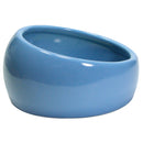 Living World Ergonomic Dish - Small - 120 mL (4.22 oz) - Blue/Ceramic