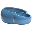 Living World Ergonomic Blue Ceramic Dish - 2 Sizes