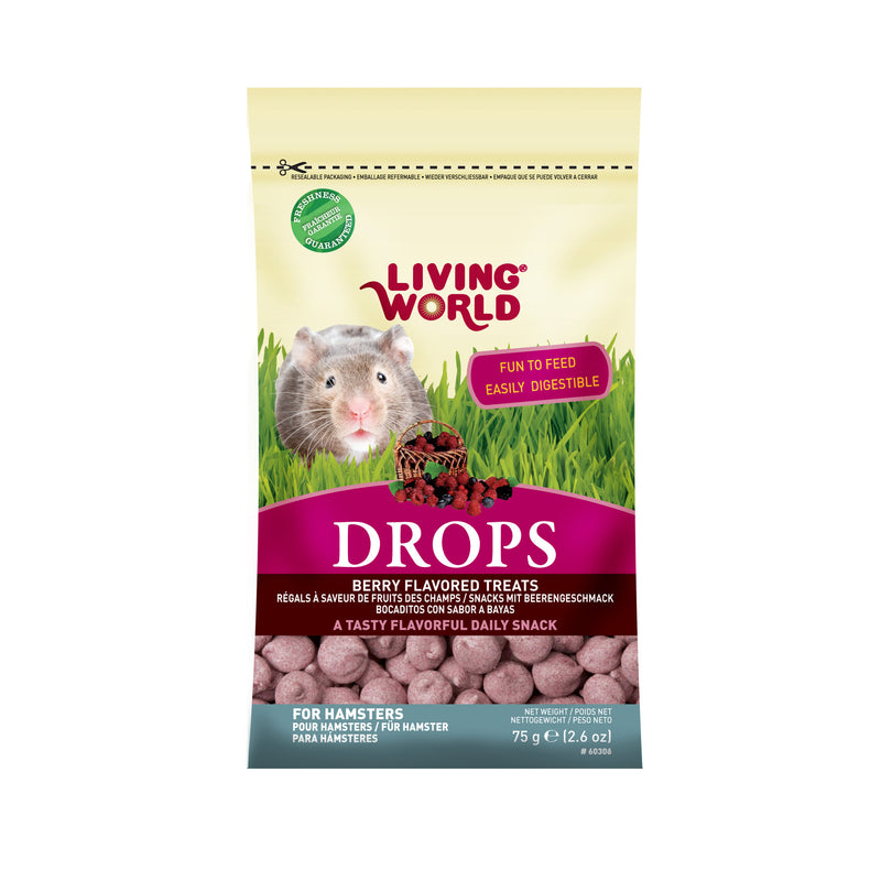 Living World Hamster Treat - Field Berry - 75 g (2.6 oz)