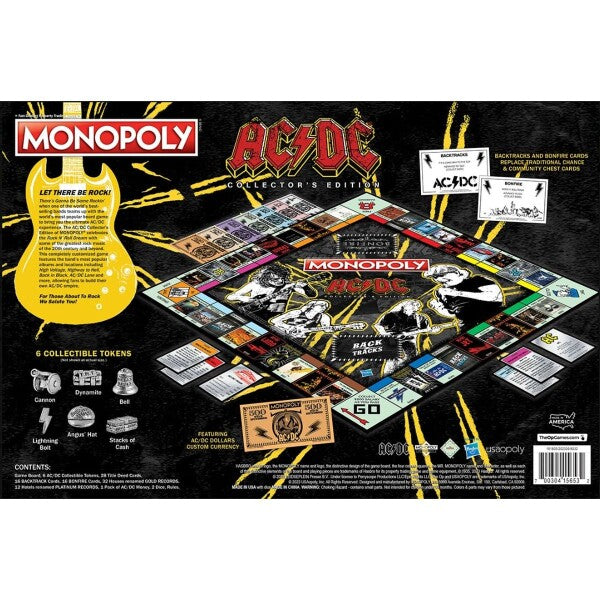 Monopoly: AC/DC Collectors Edition Board Game