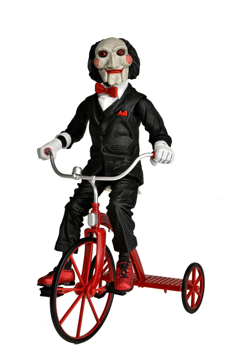 NECA - SAW Billy The Puppet with Tricycle 12 inches - I WANT TO PLAY A GAME...