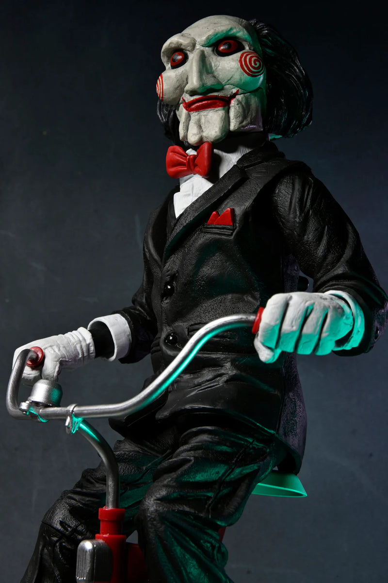 NECA - SAW Billy The Puppet with Tricycle 12 inches - I WANT TO PLAY A GAME...