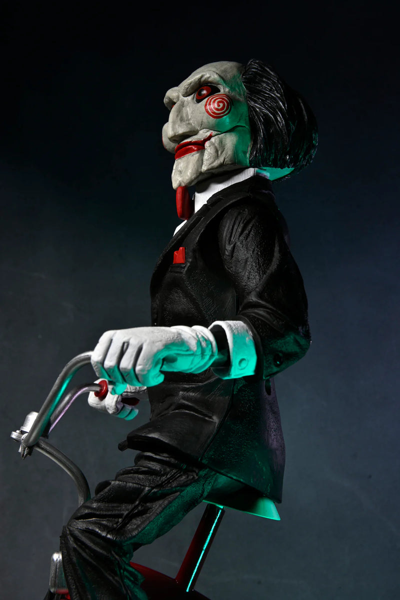 NECA - SAW Billy The Puppet with Tricycle 12 inches - I WANT TO PLAY A GAME...