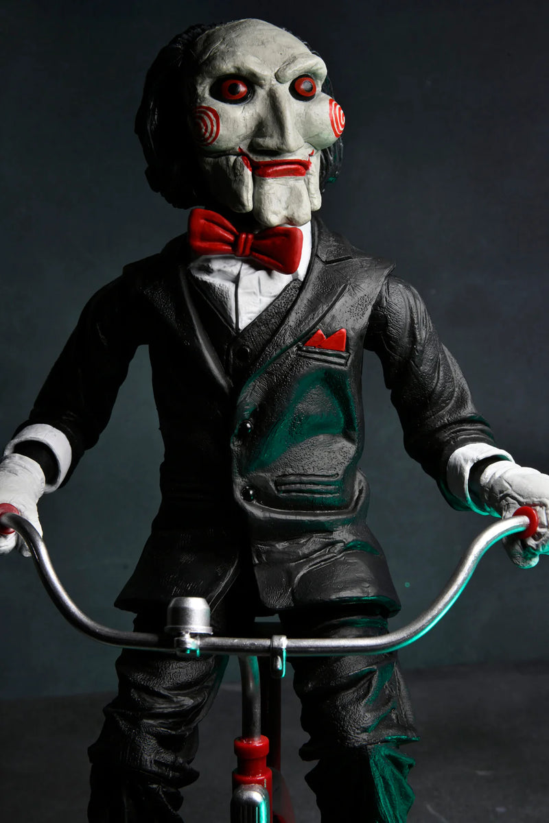 NECA - SAW Billy The Puppet with Tricycle 12 inches - I WANT TO PLAY A GAME...