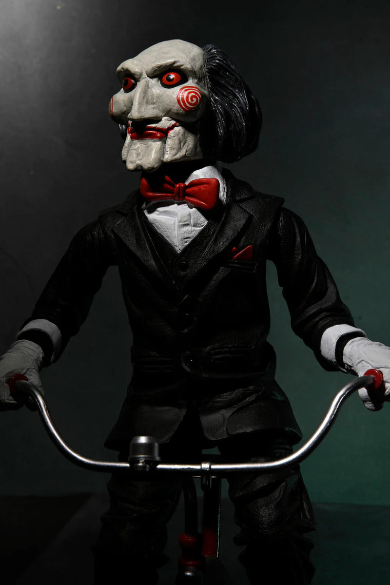 NECA - SAW Billy The Puppet with Tricycle 12 inches - I WANT TO PLAY A GAME...