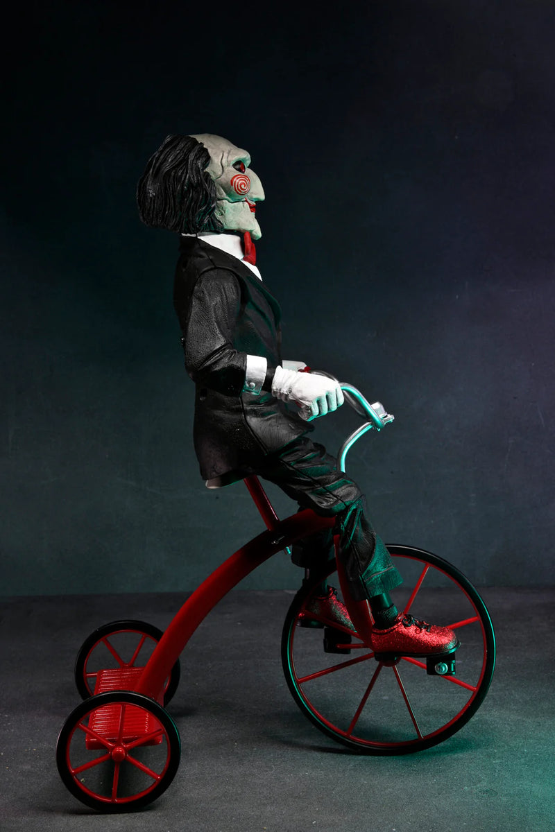 NECA - SAW Billy The Puppet with Tricycle 12 inches - I WANT TO PLAY A GAME...