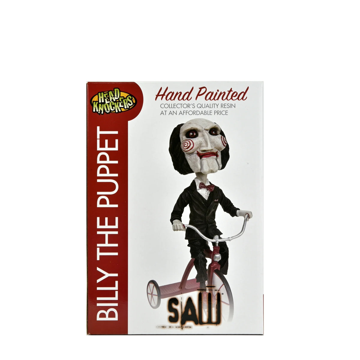 SAW HEAD KNOCKERS フィギュア ソウ ビリー フィギュア Saw Billy Tricycle Head Knocker NECA,ヘッド