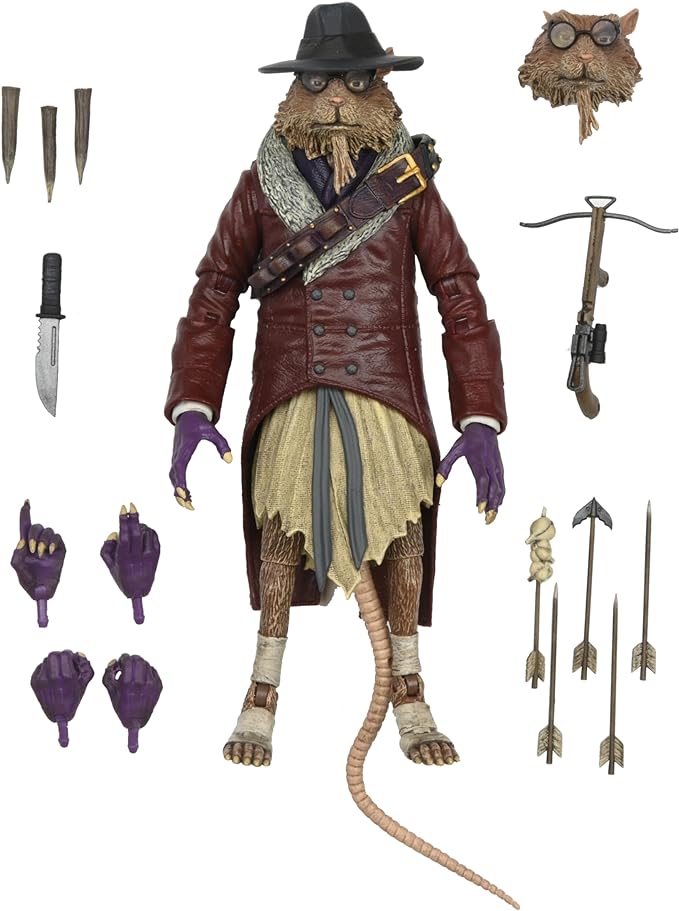 NECA - Universal Monsters vs TMNT - Splinter As Van Helsing Ultimate 7" Action Figure