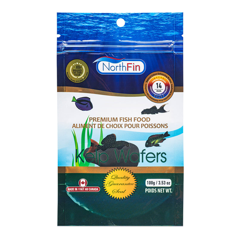 NorthFin Kelp Wafers - 14 mm - 100 g - Made in Canada