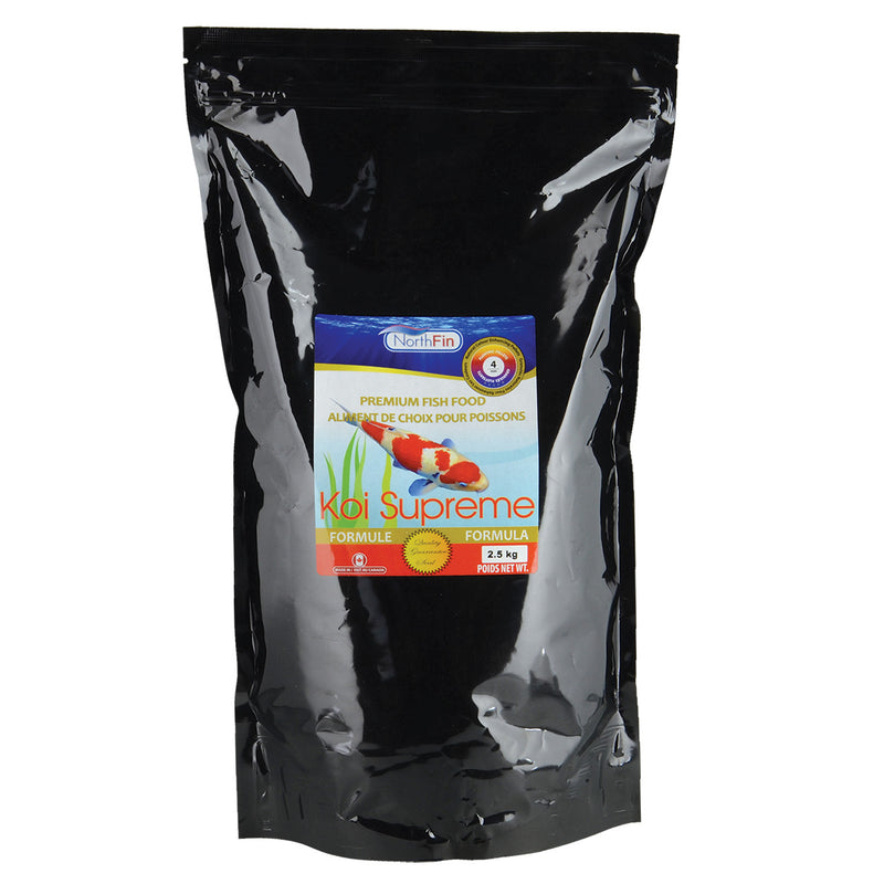 NorthFin Koi Supreme Formula - 4 mm Floating Pellets - 2.5 kg - Made in Canada