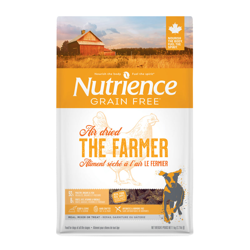 Nutrience Grain Free Air Dried For Dogs - The Farmer - Chicken - 1 kg (2.2 lb)