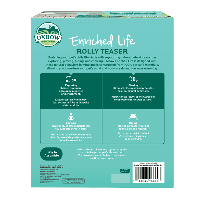 OXBOW ANIMAL HEALTH ENRICHED LIFE ROLLY TEASER