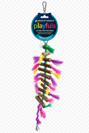 Prevue Hendryx Playfuls Preen & Pacify Twisting Sticks (
