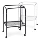 Prevue Hendryx Bird Cage Stand 444 - Black/White - 18"