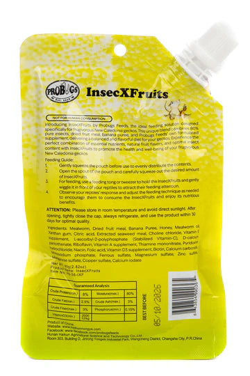 ProBugs InsecXFruits Purée 80g \ 2.82 oz.