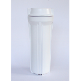 RO WHITE 10" HOUSING WITH 1/4" INLET/OUTLET