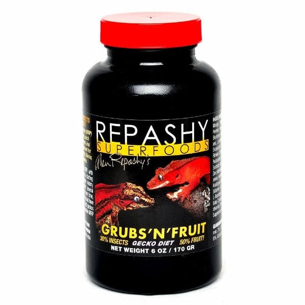 Repashy Superfoods - Grubs 'N' Fruit - 6 oz. - Gecko Diet - 30% Insects / 50% Fruit