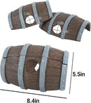 ReptiZoo Magnetic Connectable Barrel Log & Tunnel Hide (2-Pack)