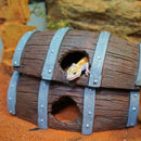 ReptiZoo Magnetic Connectable Barrel Log & Tunnel Hide (2-Pack)