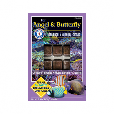 SAN FRANCISCO BAY BRAND ANGEL & BUTTERFLY CUBES FROZEN FISH FOOD 3.5OZ