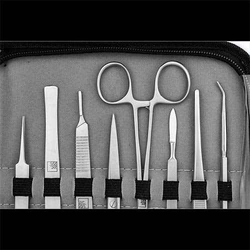 SR AQUARISTIK STAINLESS STEEL FRAGGING TOOL KIT WITH DELUXE CASE (15 PCS)