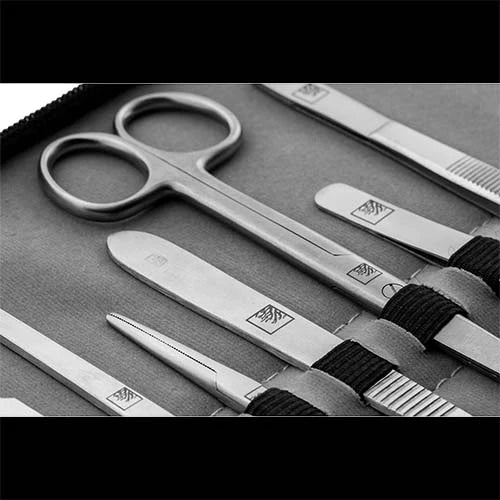 SR AQUARISTIK STAINLESS STEEL FRAGGING TOOL KIT WITH DELUXE CASE (15 PCS)