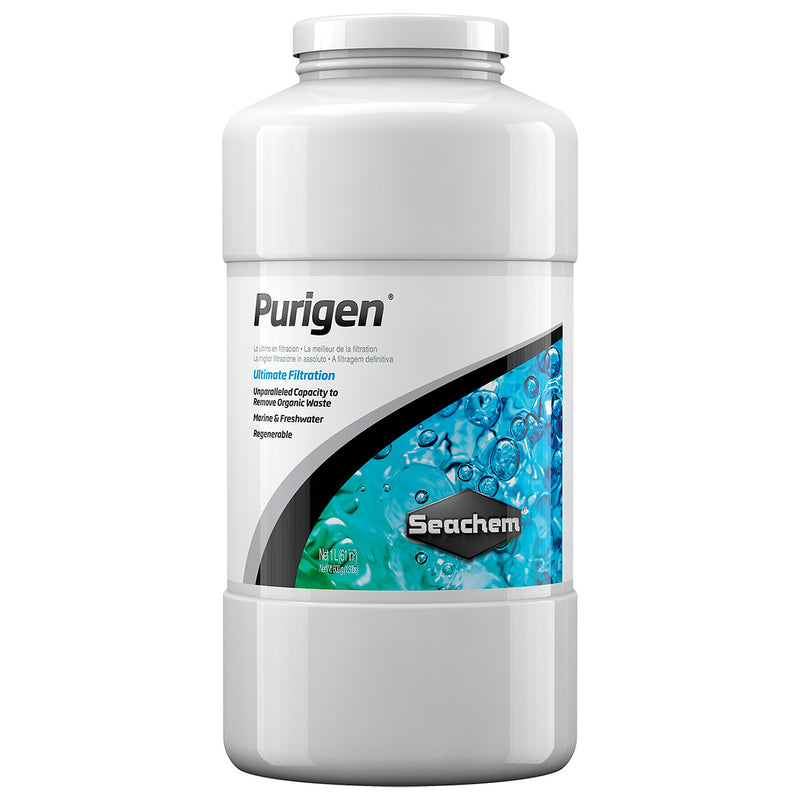 Seachem Purigen - Ultimate Filtration - 1 litre (Treats over 1000 Gallons - Regenerable)