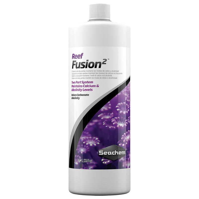 Seachem Reef Fusion 2 (Part 2) - 1 L ~ Two Part System ~ Raises Calcium