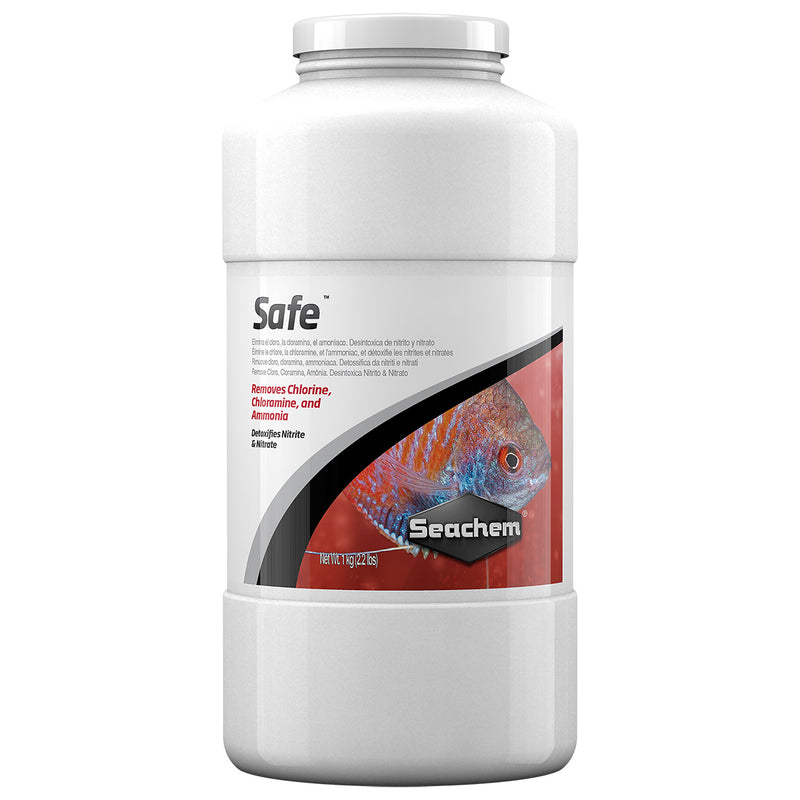 Seachem Safe 1kg - Removes Chlorine, Chloramine, and Ammonia