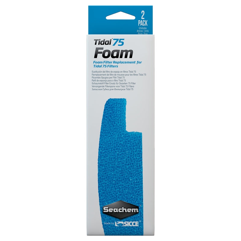 Seachem Tidal 75 Foam - 2 pk