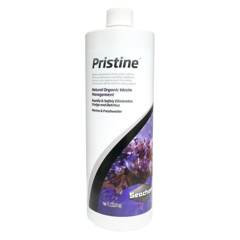 Seachem Pristine 1L - Natural Organic Waste Management - Marine or Freshwater (Copy)