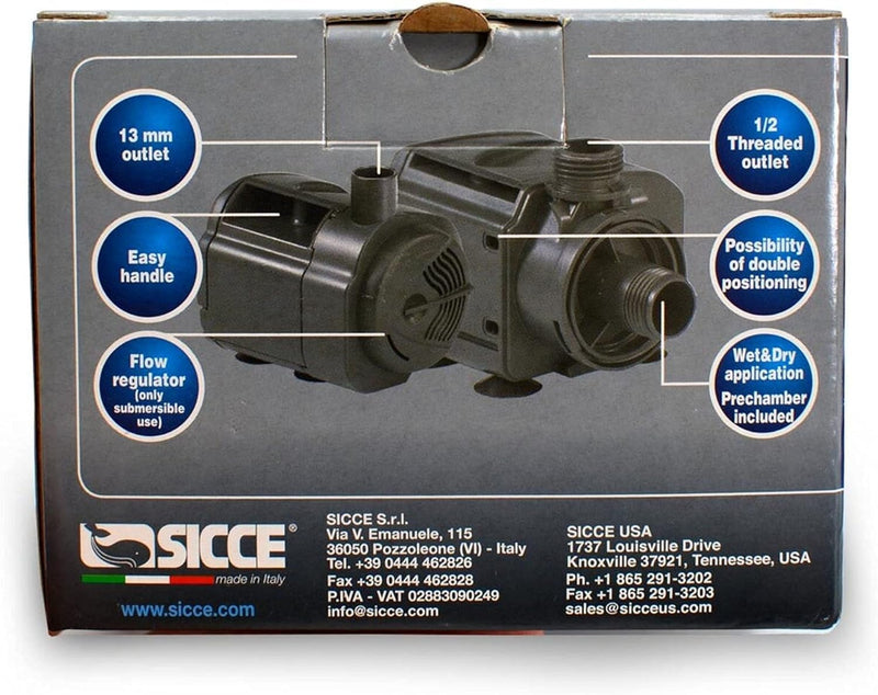 Sicce Multi 1300 Multifunction Pump - 320 gph