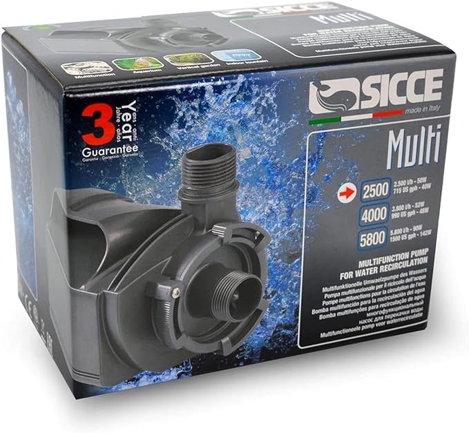 Sicce Multi 2500 Multifunction Pump - 715 gph