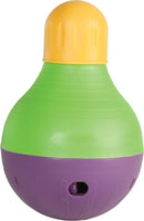 Starmark Bob-A-Lot Interactive Pet Toy, Large, Yellow/Green/Purple
