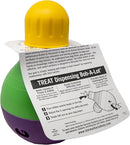 Starmark Bob-A-Lot Interactive Pet Toy, Large, Yellow/Green/Purple