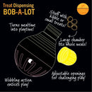 Starmark Bob-A-Lot Interactive Pet Toy, Large, Yellow/Green/Purple