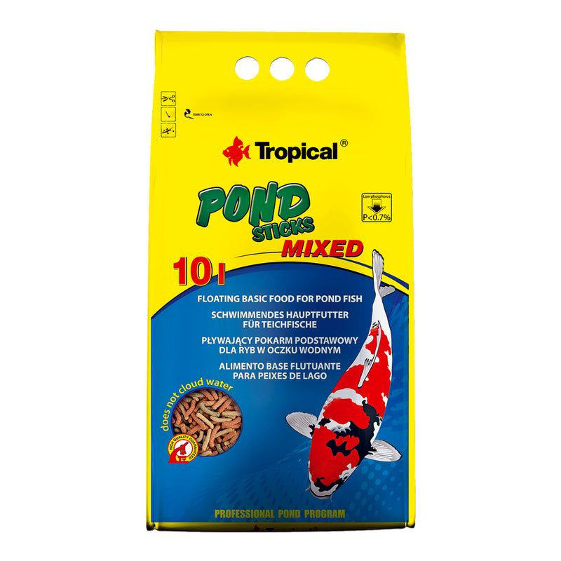 Tropical Koi & Goldfish Pond Sticks Mixed - 800 g